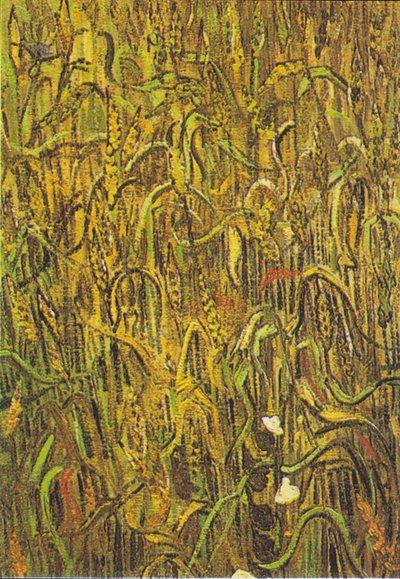 Hvedestængler af Vincent van Gogh